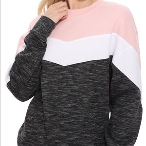 Color block sweatshirt